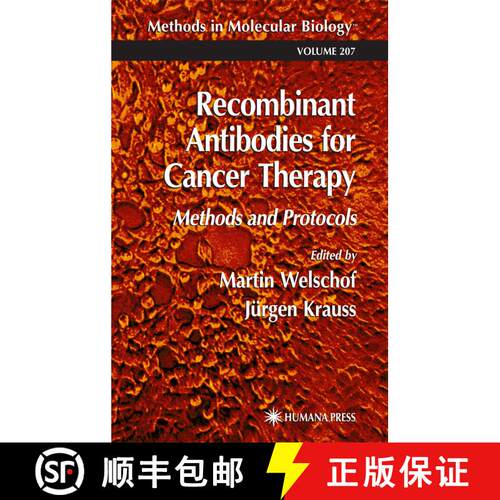 【3-4周达】精装 Recombinant Antibodies for Cancer Therapy : Methods and Protocols [9780896039186]