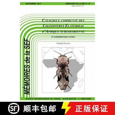 预订 Catalogue des Coléoptères Elateridae d’Afrique Subsaharienne (Cardiophorinae Exclus) [Catalog... [9782912703149]
