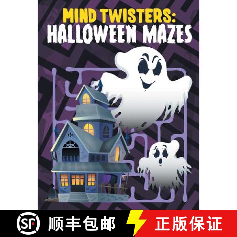 【3-4周达】Mind Twisters: Halloween Mazes [9781682608715]