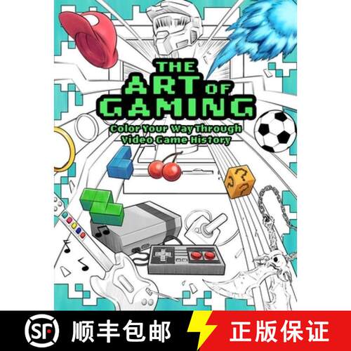 【3-4周达】The Art of Gaming: Color Your Way Through Video Game History [9798337400068]