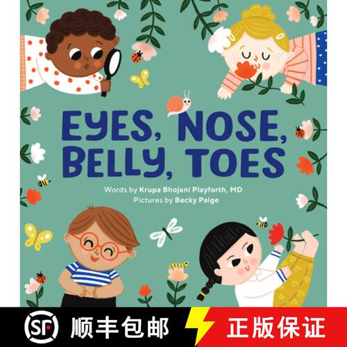 【3-4周达】Eyes, Nose, Belly, Toes : My First Human Body Book [9798886081947]