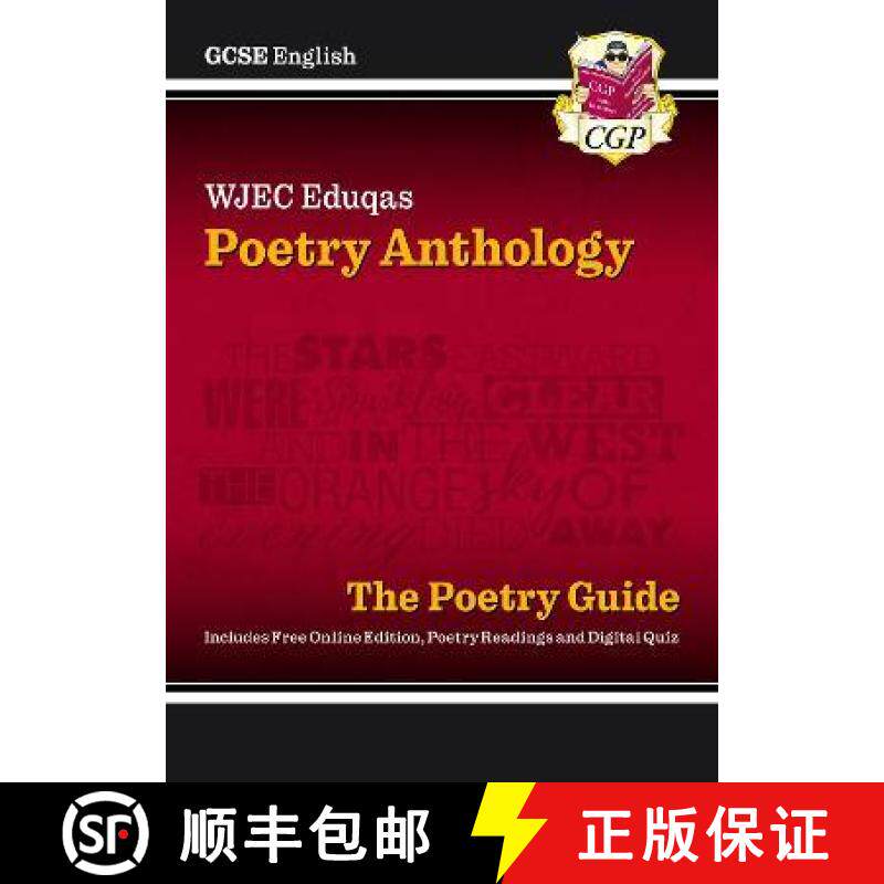 【3-4周达】GCSE English WJEC Eduqas Anthology Poetry Guide: with Online Edition (For exams in 2025 an... [9781782943631]