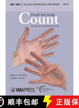 【3-4周达】Proofs That Really Count: The Art of Combinatorial Proof [9781470472597]