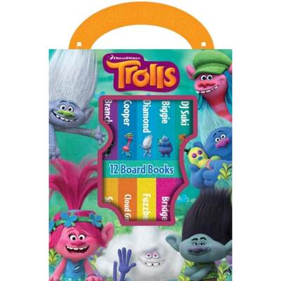 【4周达】DreamWorks Trolls: 12 Board Books [9781503714182]