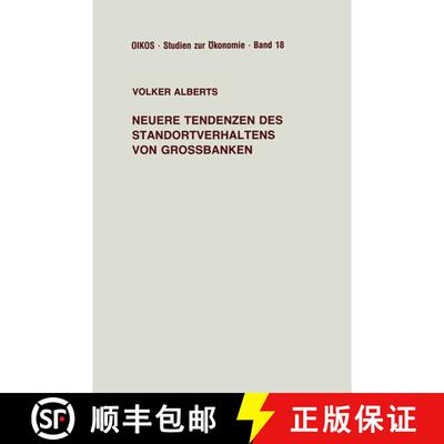 【3-4周达】Neuere Tendenzen Des Standortverhaltens Von Grossbanken [9783409147781]