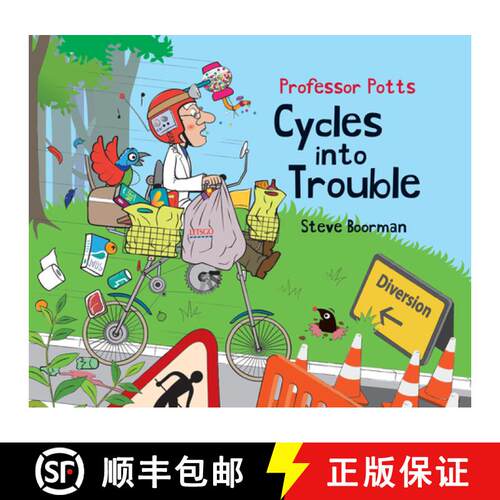 【3-4周达】精装 Professor Potts Cycles Into Trouble [9781789553482]