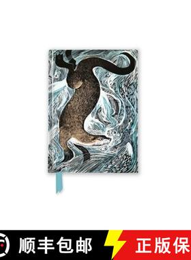 【3-4周达】Angela Harding: Fishing Otter (Foiled Pocket Journal) [9781804172049]