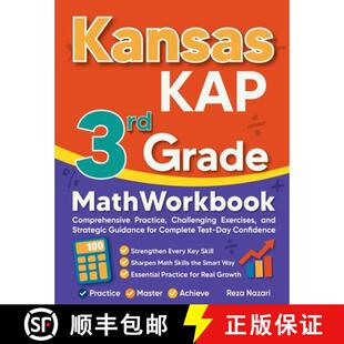 【3-4周达】Kansas KAP 3rd Grade Math Workbook: Comprehensive Practice, Challenging Exercises, and Str... [9798896478379]