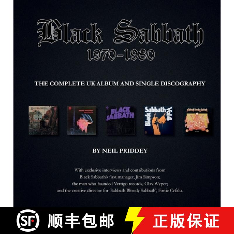【3-4周达】Black Sabbath: UK Vinyl Discography 1970-1980 [9781326589080]