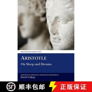 Text Notes Sleep 4周达 Aristotle 9780856686757 Glossary Introduction and with Dreams Translation