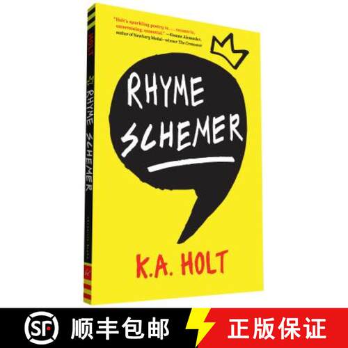 预订 Rhyme Schemer: (Poetic Novel, Middle Grade Novel in Verse, Anti-Bullying Book for Reluctant Read... [9781452145709]