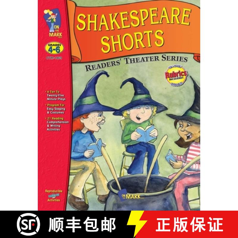 【3-4周达】Shakespeare Plays Adapted for Readers Theater with Scripts & Activities Gr 4-6 [9781550358506]