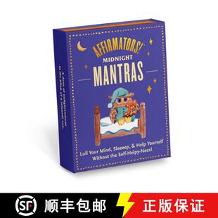 【3-4周达】Affirmators! Mantras Midnight Late Night Affirmation Cards Deck (30 Cards): 3am Affirmatio... [9781683494461]