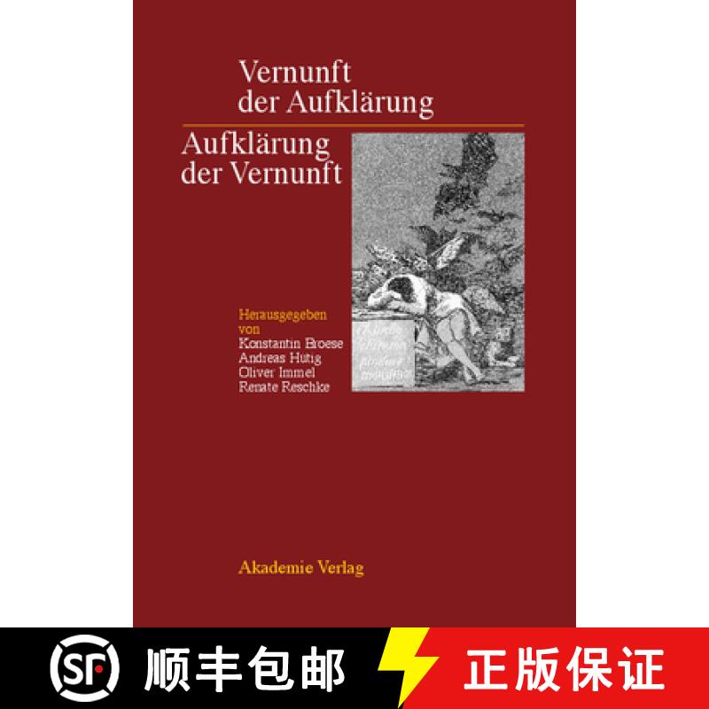 【3-4周达】Vernunft Der Aufklärung - Aufklärung Der Vernunft [9783050038452]