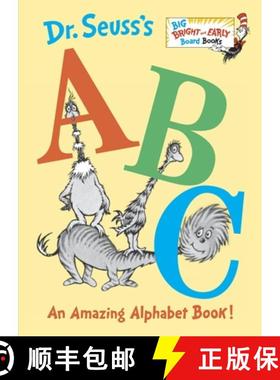 【3-4周达】Dr. Seuss's ABC: An Amazing Alphabet Book! (Larger Trim Size) [9780385375160]
