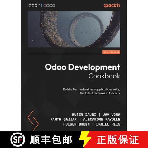 预订 Odoo Development Cookbook - Fifth Edition: Build effective business applications using the lates... [9781805124276]