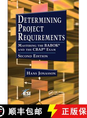 【3-4周达】Determining Project Requirements: Mastering the BABOK (R) and the CBAP (R) Exam [9780367380861]