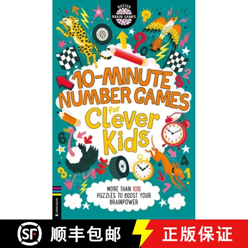 【2-3周达】10-Minute Number Games for Clever Kids (R): More than 100 puzzles to boost your brainpower [9781780558882]
