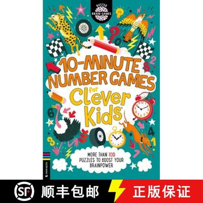 【3-4周达】10-Minute Number Games for Clever Kids (R): More than 100 puzzles to boost your brainpower [9781780558882]
