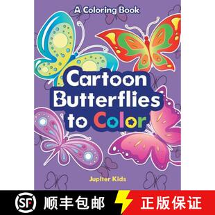 Color 9781683266617 4周达 Book Coloring Butterflies Cartoon