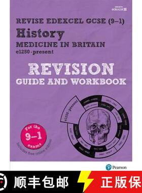 【3-4周达】Pearson REVISE Edexcel GCSE (9-1) History Medicine in Britain Revision Guide and Workbook:... [9781292169729]