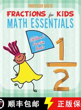 【3-4周达】Fractions for Kids Math Essentials: Children's Fraction Books [9781683219477]