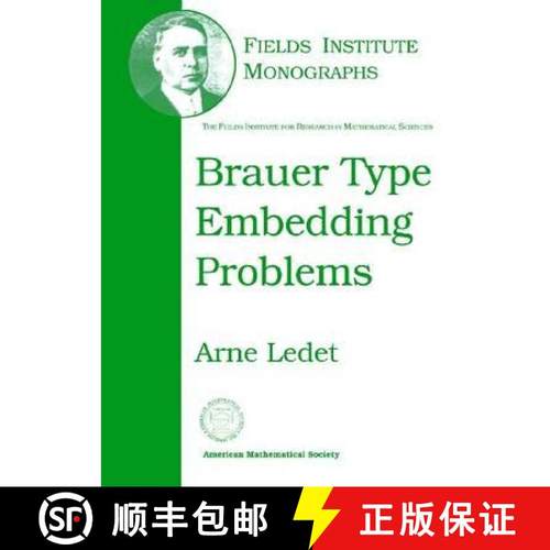 【3-4周达】Brauer Type Embedding Problems [9780821837269]