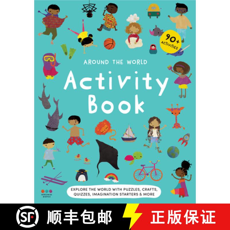 【3-4周达】Around the World Activity Book: Explore 30 Countries with Quizzes, Activities, Crafts, Ima... [9798986865058]
