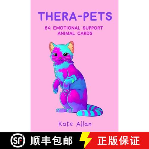 【3-4周达】Thera-Pets: 64 Emotional Support Animal Cards (Affirmations Cards for Anxiety, Art Therapy... [9781642501865]