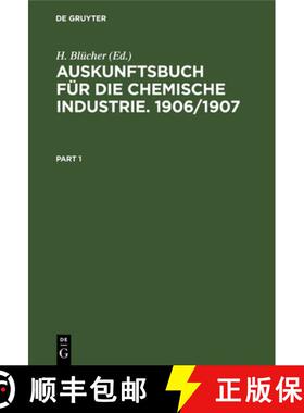 【3-4周达】Auskunftsbuch Für Die Chemische Industrie. 1906/1907 [9783112355459]