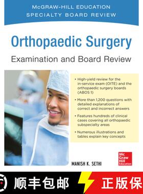 【3-4周达】Orthopaedic Surgery Examination and Board Review [9780071832809]