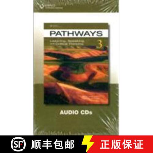 【3-4周达】精装 Pathways 3 - Listening , Speaking and Critical Thinking Audio CDs [9781111398644]
