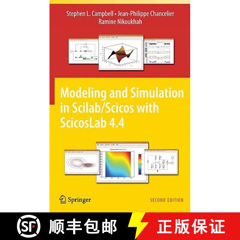 【3-4周达】Modeling and Simulation in Scilab/Scicos with Scicoslab 4.4 [9781441955265]