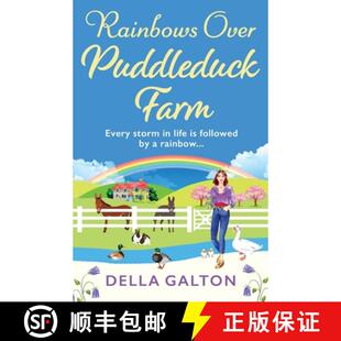 Della from for Puddleduck BRAND uplifting read Farm 9781802809060 2023 Rainbows 3周达 romantic Over Galton NEW