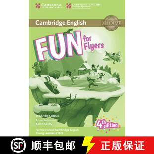 【2-3周达】剑桥少儿 Fun for Flyers Teacher’s Book with Downloadable Audio 高级教师书（带可下载音频） [9781316617601]