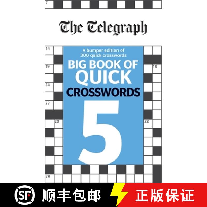 【3-4周达】Telegraph Big Book of Quick Crosswords 5 [9780600636175]