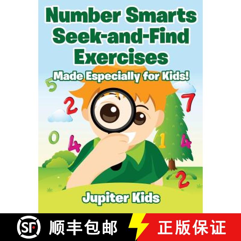 【3-4周达】Number Smarts Seek-and-Find Exercises : Made Especially for Kids! [9781541933156]