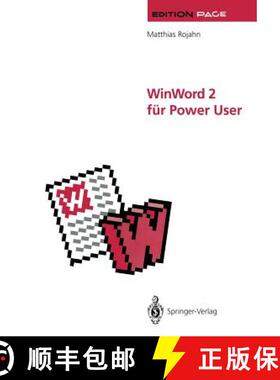 【3-4周达】Winword 2 Für Power User: Große Dokumente in Wissenschaft, Technik Und Publizistik [9783642776410]