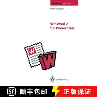 【3-4周达】WinWord 2 für Power User: Große Dokumente in Wissenschaft, Technik und Publizistik [9783642776410]