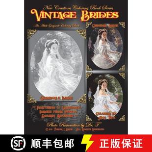 Book 9781947121423 4周达 Brides Vintage Series Coloring Creations New