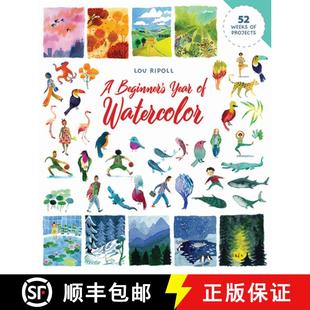 【3-4周达】A Beginner's Year of Watercolor [9780486854892]