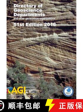 预订 Directory of Geoscience Departments 2016 [9780913312643]