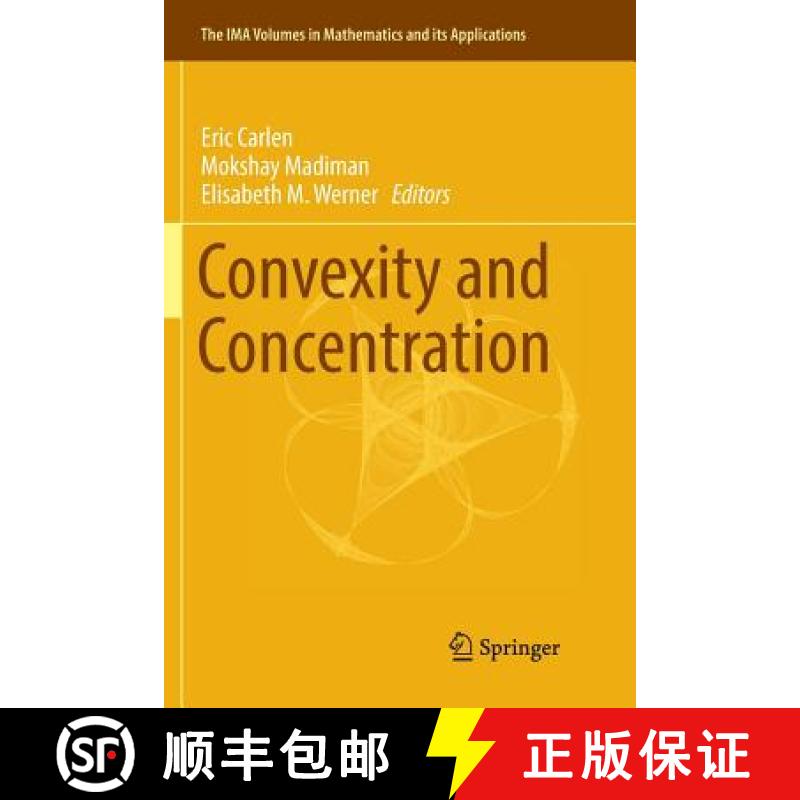 【4周达】Convexity and Concentration [9781493983650]