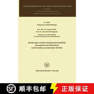 Und Membranpermeabilität Stoffwechsel I... Beziehungen Einwirkung 4周达 9783531025391 Zwischen Nach Ionengehalt