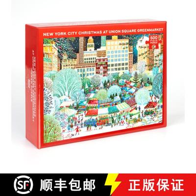 【3-4周达】New York City Christmas at Union Square Greenmarket Jigsaw Puzzle [9781454948209]
