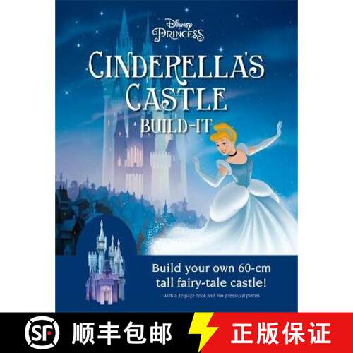 【3-4周达】Disney Princess: Cinderella's Castle: Build your own fairy tale castle! [9781787415669]