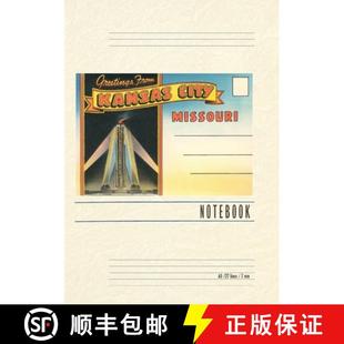 【3-4周达】Vintage Lined Notebook Postcard Folder, Greetings from Kansas City, Missouri [9798385445196]