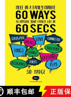【3-4周达】Meee in a Family Minute - 60 Ways To Improve Your Family Life in 60 Seconds [9781916413498]
