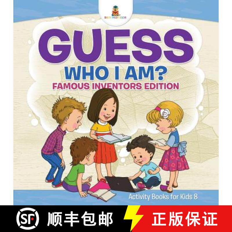【3-4周达】Guess Who I Am? | Famous Inventors Edition Activity Books For Kids 8 [9781541910287]