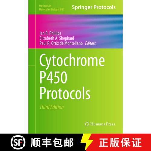 【3-4周达】精装 Cytochrome P450 Protocols (3rd ed. 2013) [9781627033206]